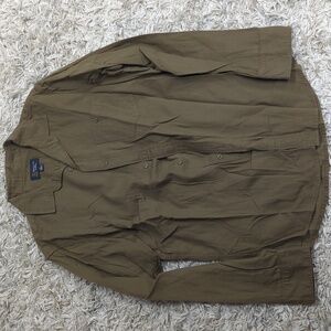 Dark Green Button Down Shirt